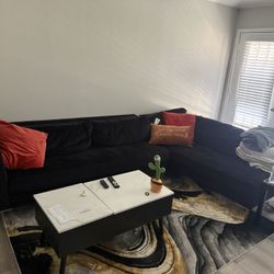 Black couch