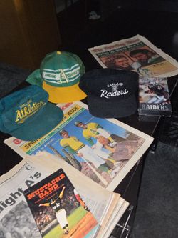 Oakland A's & Raiders Hats & More