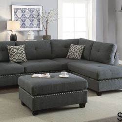Sectional Sofa With Ottoman