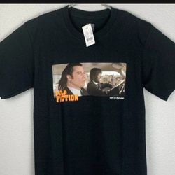 Rare New w tags HUF X Pulp Fiction skateboard T shirt Size Medium MEN Women Large supreme Royale with Cheese