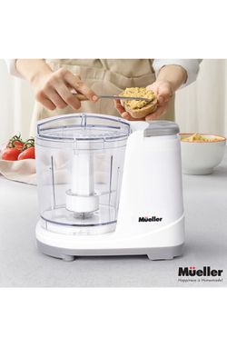 Mueller Electric Food Chopper, Mini Food Processor, 3-cup Mini Chopper,  Meat Grinder, Mix, Chop, Mince and Blend Vegetables, Fruits, Nuts, Meats,  Stai for Sale in Perris, CA - OfferUp