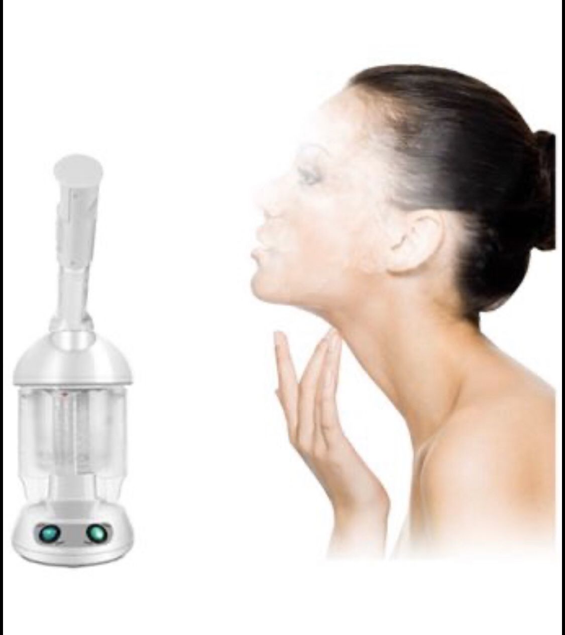Large 2-in-1 Hair and Facial Steamer Face Steamer Humidifier Hot Mist Moisturizing Skin Care