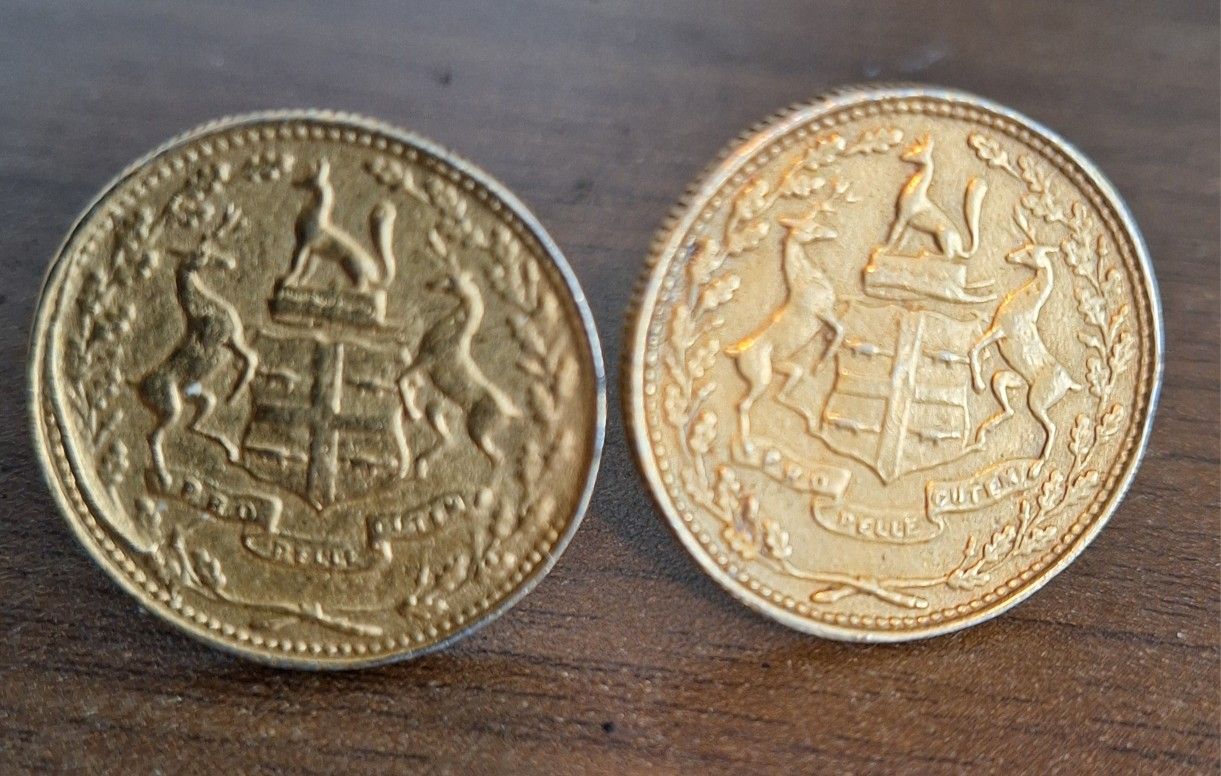 1850's Fur Trade Token Cufflinks