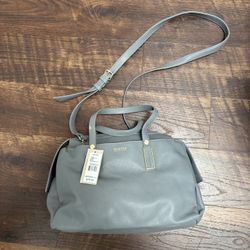 Kenneth Cole Medium Size Zipper Tote Bag With Long Strap Crossbody NWT