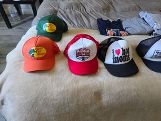 7 assorted hats $10 each or $55 for the lot