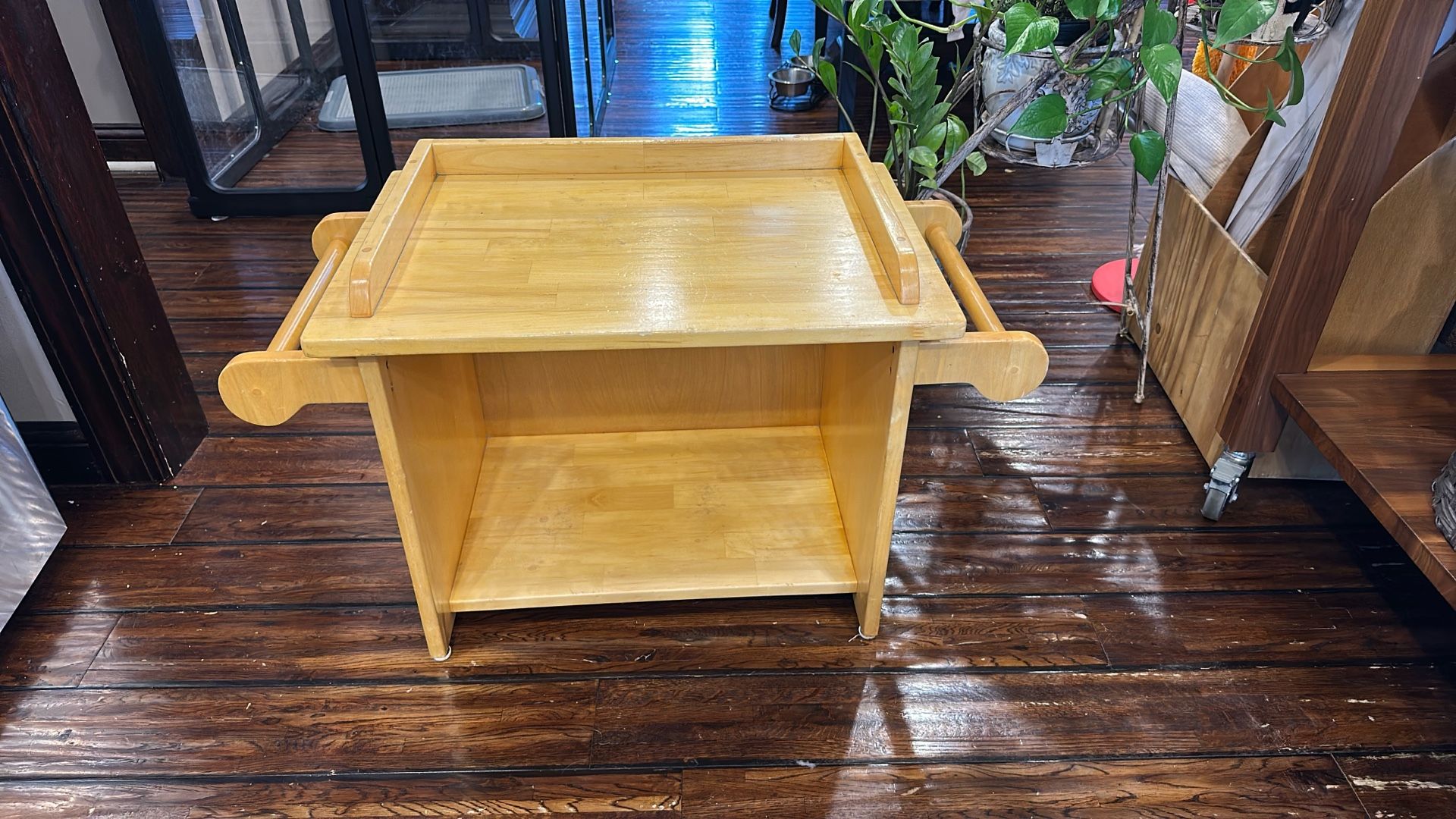 Montessori Wooden Shelf / Work Station – $100 (OBO)