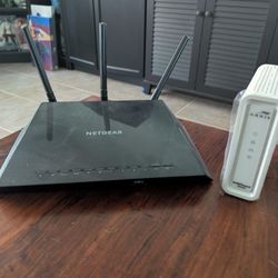Modem and router