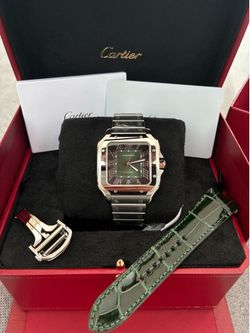 Cartier Santos Large Green