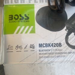 Boss Bluetooth Motorcycle Speakers 