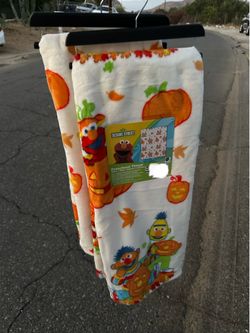 Sesame Street Halloween Blanket