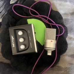 Mic And InterFace With Cords 
