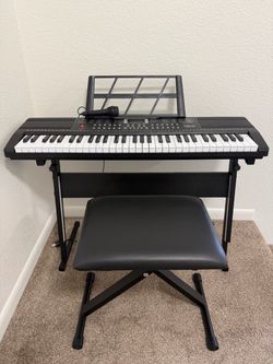 Ktaxon 61 Key Electric Keyboard Piano Set for Beginners
