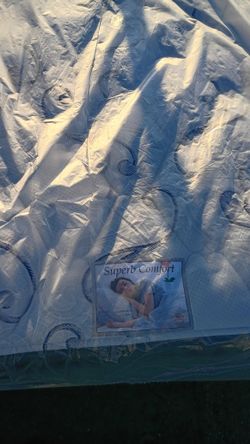 Brand New Queen Size Pilllowtop Mattress Included Box Spring. 