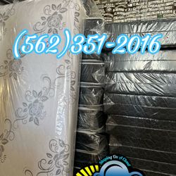 Full Size Mattress and Boxspring Bed Set New Colchon Y Tambor Caja