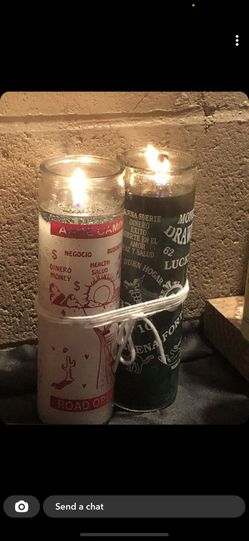 Velas de abre camino de dinero y por el amor y la salud