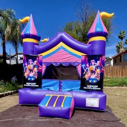 K pop demon hunters bounce house