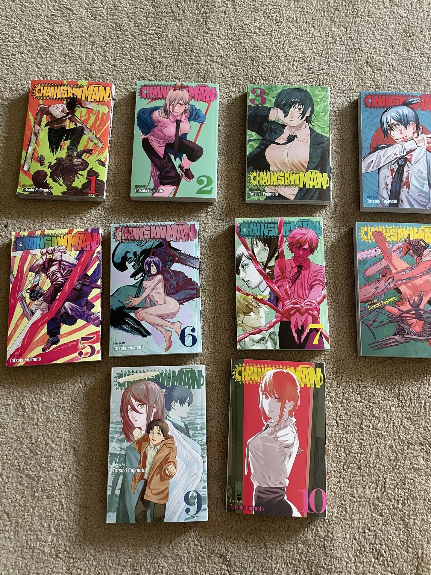 Chainsaw Man Manga Volumes 1-10