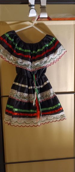 Toddler Mexican Dress.    (Size 1)