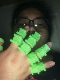 Glow in the dark GREEN LANTERN RINGS