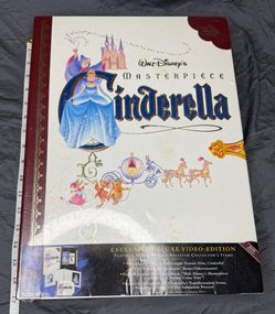 Sealed 1995 Disney Cinderella Exclusive Deluxe Video Edition VHS Box Set