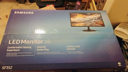 Samsung 24" LED Computer Monitor HDMI/VGA Model S24F352FHN