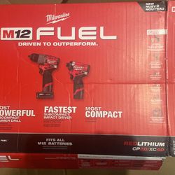 Milwaukee Brushless M12 Drill With Bits And Multi Tool