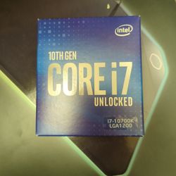 BNIB Intel 10700k LGA 1200 CPU