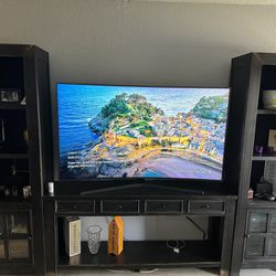 3 Pieces Entertainment Center With 64” TV Stand 