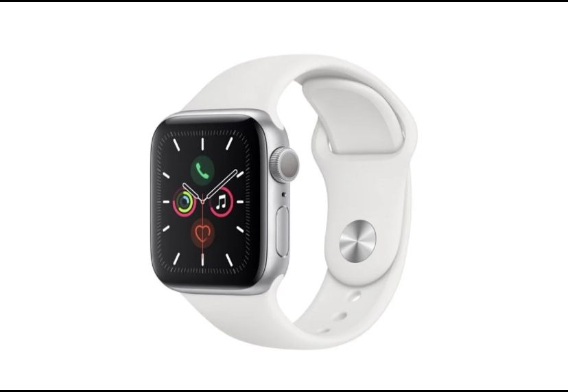 Apple Watch Series GPS, 40mm Silver Aluminum Case with White