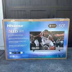 50QD6 50” Hisense smart 4k Qled hdr tv