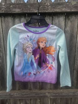 Disney Frozen II Girls Long Sleeve pajama Shirt