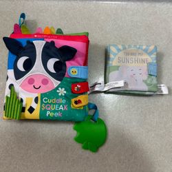 CA. 2 CLOTH TODDLER’s BOOKS. PRELOVED. 