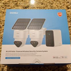 Aosu T2 Ultra 4K PTZ 360 Solar Security Camera System 