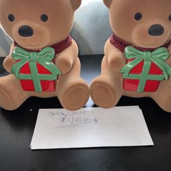 BBW 2024 Christmas Bear 3 Wick Candle Holder 