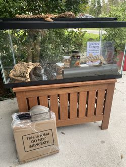 Aquarium Used For Bearded Dragon Top Of The Line 