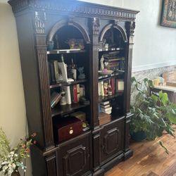 Philippe Langdon European Solid Wood Bookshelf / Display Cabinet
