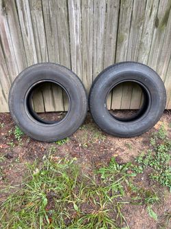 2 trailer tires 225/75R15