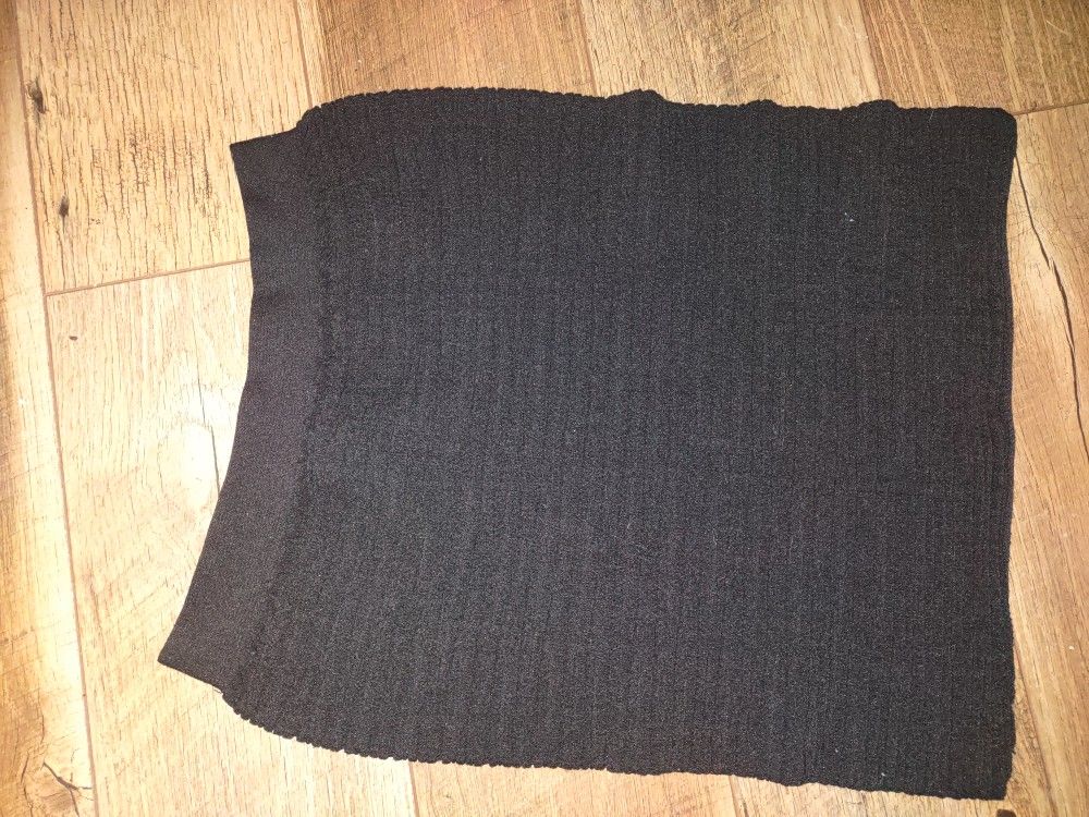 Juniors Black Mini Skirt