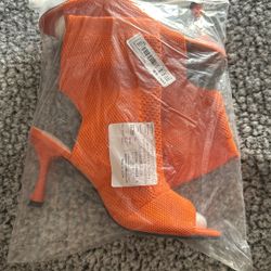 Orange Nice Heels new Size 8 Women’s 