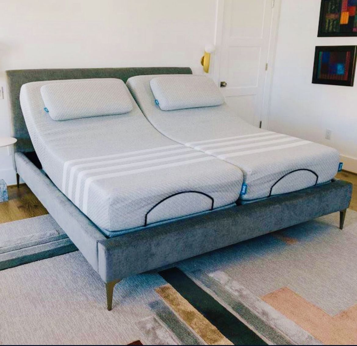 🛏😴 Solo $40 Enganche!NUEVOS!! Camas Ajustable  Colchones Gel/Memory Foam KING QUEEN FULL TWIN Toda