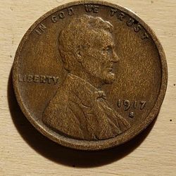 1917s Lincoln Cent Wheat Penny 