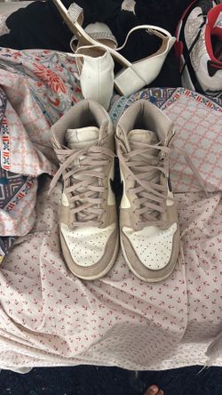 Nude color Nike shoes