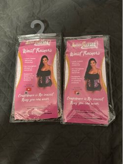 Luxx Curves Waist Trainer Size Extra Small XS Graffiti Pink Traditional 3-Row NEW