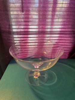 Crystal fruit bowl