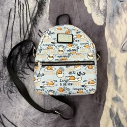 Sanrio Loungefly Gudetama mini backpack