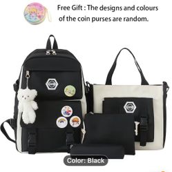 Black Backpack set NEW