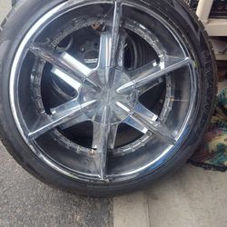 22 Inch Rims N Tires 250.00
