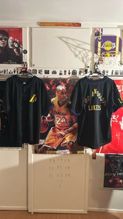 Lakers Button Up Jersey Size XL NEW
