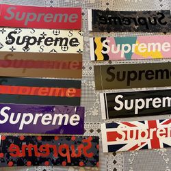 SUPREME stickers