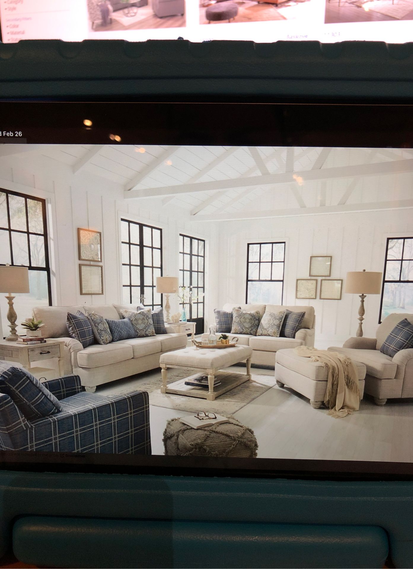 Five piece living room set